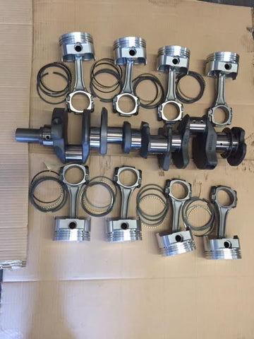 Chevy 454 Rotating Assembly Heat Treated Steel 4" Strock 2Pc Crank Probe Pistons APR Connecting Rods Bolts