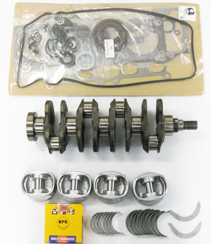 Honda 1.6 D16Y8 Engine Rebuilt Kit with 4 Connecting rod 1996-2000